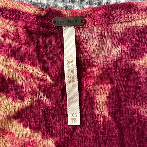 Free People Tie Dye style tank - slightly sheer - Picture 3 of 6